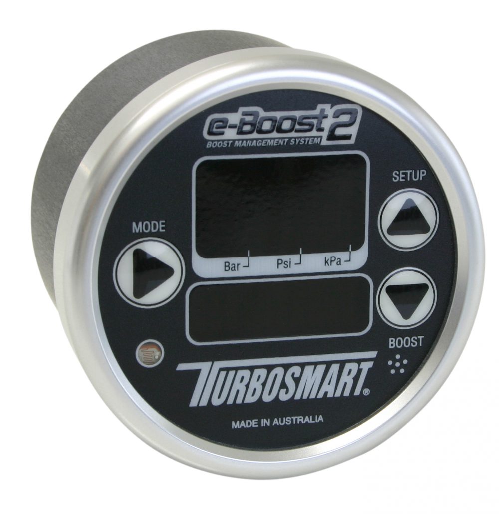 Turbosmart eB2 60mm eBoost Gauge Black Silver Turboworx